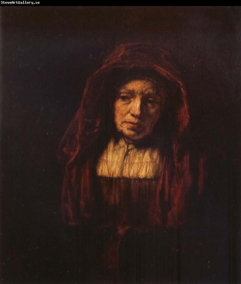 REMBRANDT Harmenszoon van Rijn Portrait of an Old Woman
